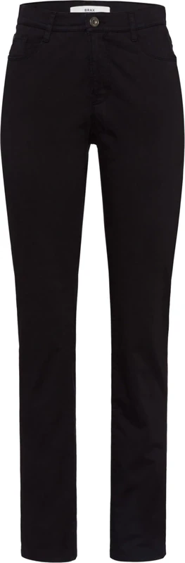 BRAX Women's Style Mary Cotton Stretch Trouser, Black (Perma Black), 26W x 32L