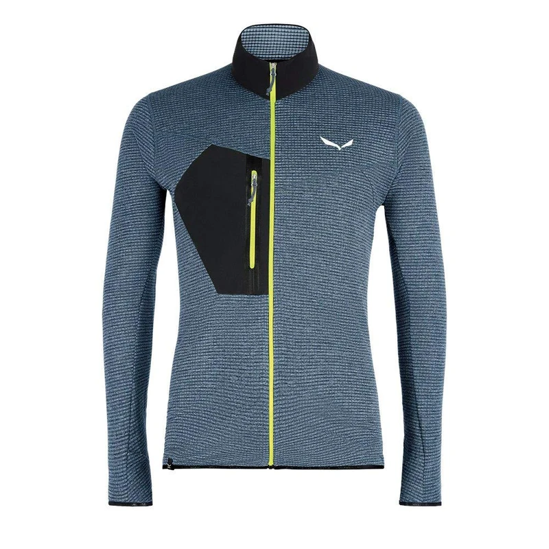 Salewa Men Pedroc Pl M Fz Fleece Jacket - Flint Stone Melange/2090, Size 44/X-Small - Image 1