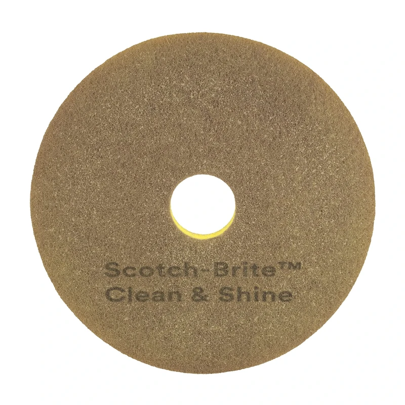 3M Scotch-Brite Clean & Shine Machine Pad - Cleaning and Polishing Floors - 280mm Diameter (Pack of 5)