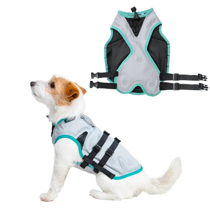Suitical DRY Cooling Vest Dog, Extra Small, Silver