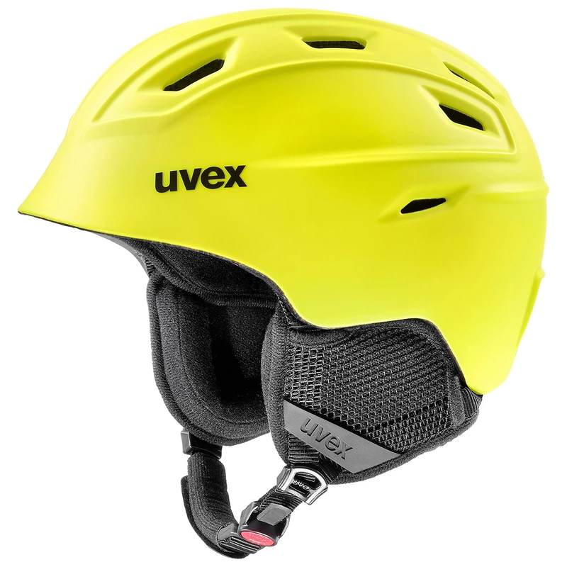 uvex Fierce - Ski Helmet for Men and Women - Individual Fit - Optimized Ventilation - Yellow Matt - 51-55 cm