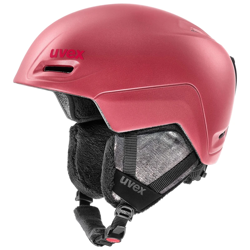 uvex jimm - Ski Helmet for Men and Women - Individual Fit - Optimized Ventilation - Fuchsia Matt - 55-59 cm