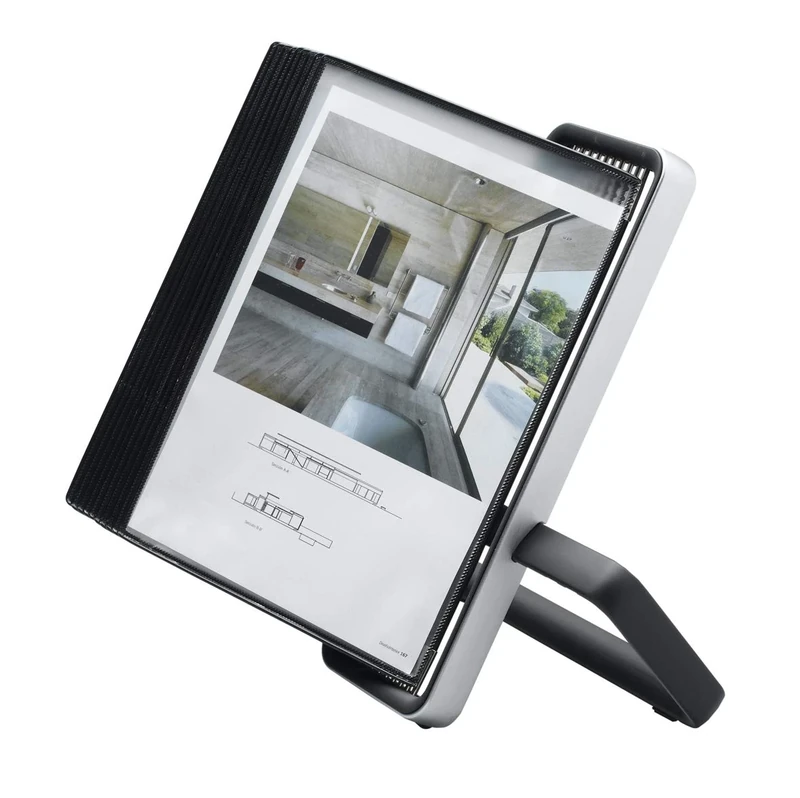 Tarifold ES 744117 – A4 Desktop Display for VEO Catalogues with 10 PVC Sleeves, Black