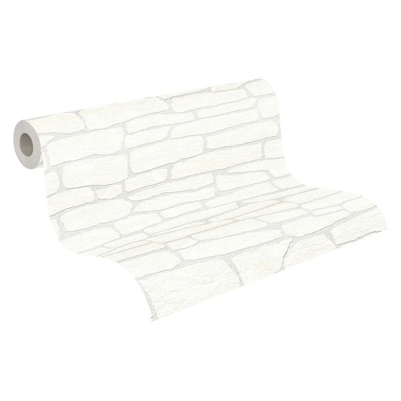 A.S. Création 2020 355515 Paintable Non-Woven Wallpaper 25.00 m x 1.06 m White