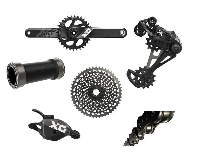 SRAM PM KIT DM 54T AXS E1 AERO BLK/SLV