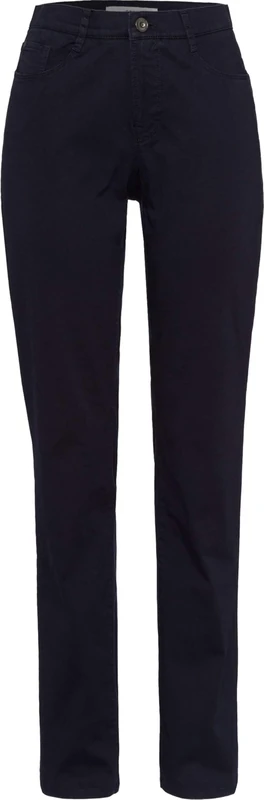 BRAX Women's Style Carola Cotton Stretch Trousers, Blue (Perma Blue), 32W x 34L