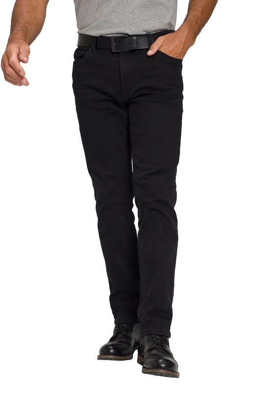 JP 1880 Menswear Big & Tall Plus Size L-8XL Straight Fit Jeans FLEXNAMIC® Black 60 722849 11-60