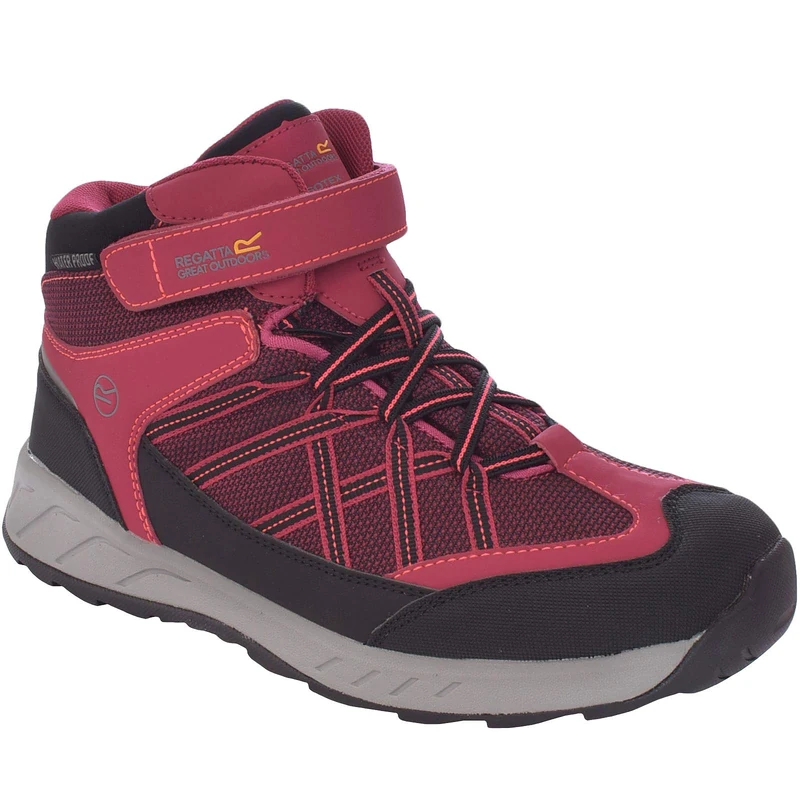 Regatta Kids Samaris V Waterproof Walking Boots - Neon Pink - 13K UK