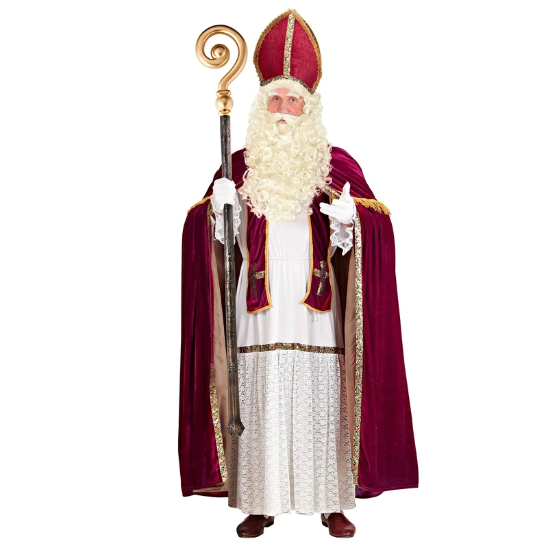 W WIDMANN MILANO Party Fashion - Archbishop Costume for Men, Show, Priests, Religious, Saint Nicholas, Knecht Ruprecht, Carnival, Theme Parties, Size XXL/XXXL