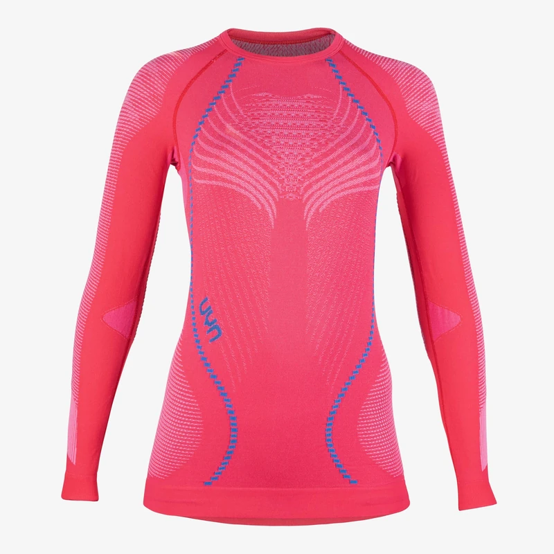 UYN U100027 AMBITYON UW LG_SL. T-Shirt Women's Geranium/Pearl Grey/Atlantic XL