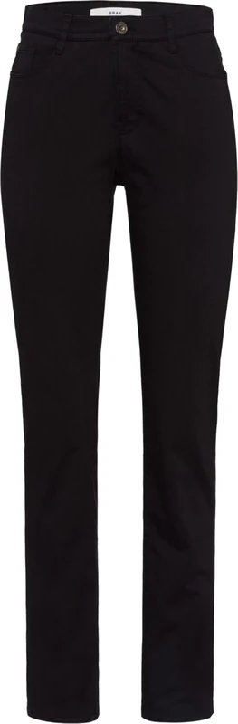 BRAX Women's Style Mary Cotton Stretch Trouser, Black (Perma Black), 32W x 30L