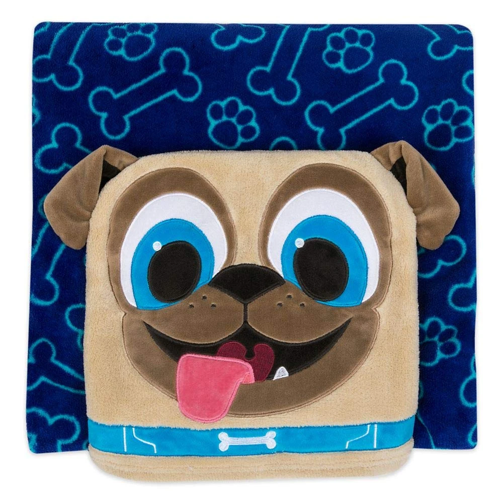Disney Rolly Convertible Fleece Throw - Puppy Dog Pals