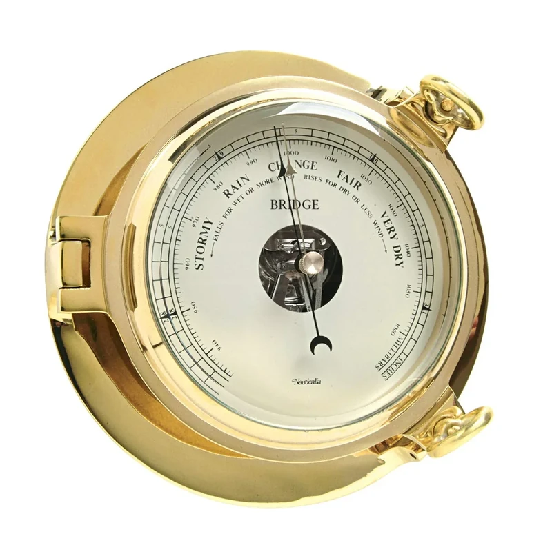 Brass Bridge Barometer, 18 cm