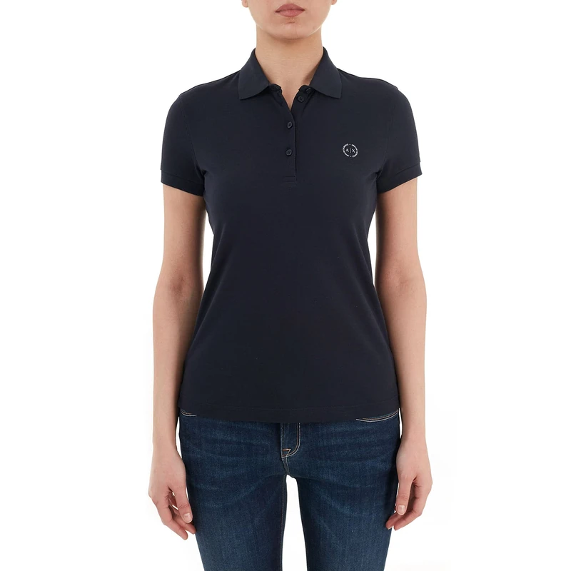 Armani Exchange Women's Shirt Shirt Not Applicable, Navy, L