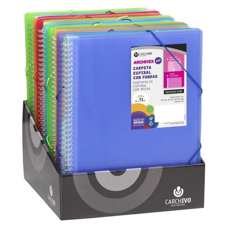 Carchidea Exp 15 Folders Sleeves and Spiral Surt