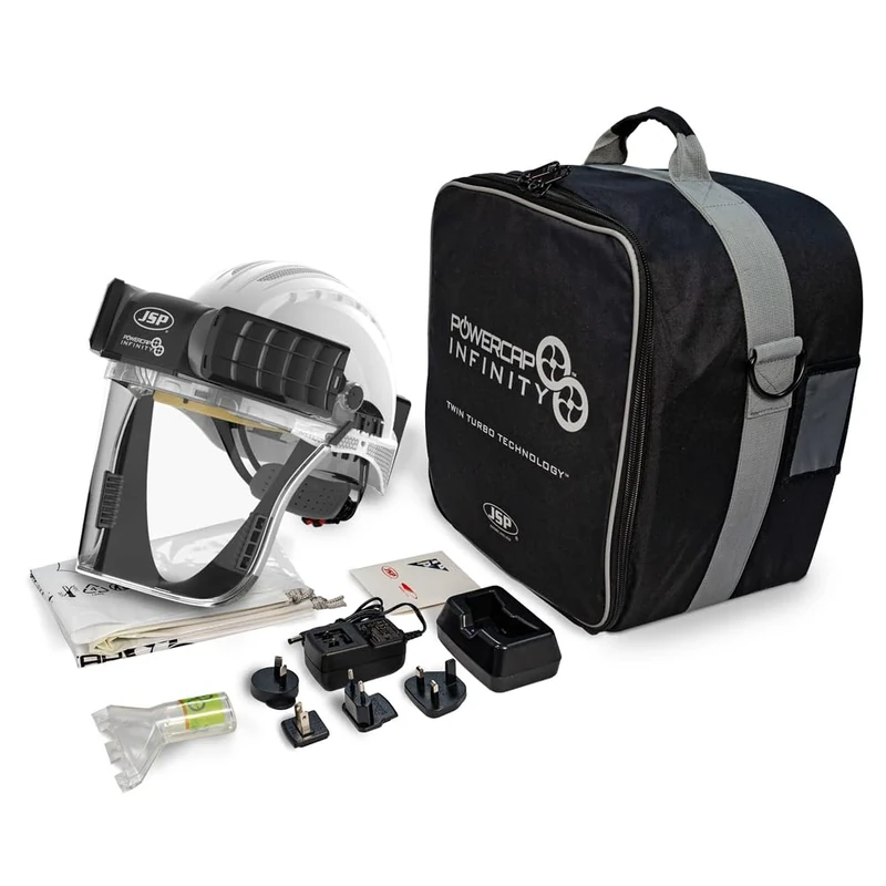 JSP Powercap Infinity PAPR - Complete unit - White (CEA646-000-100)