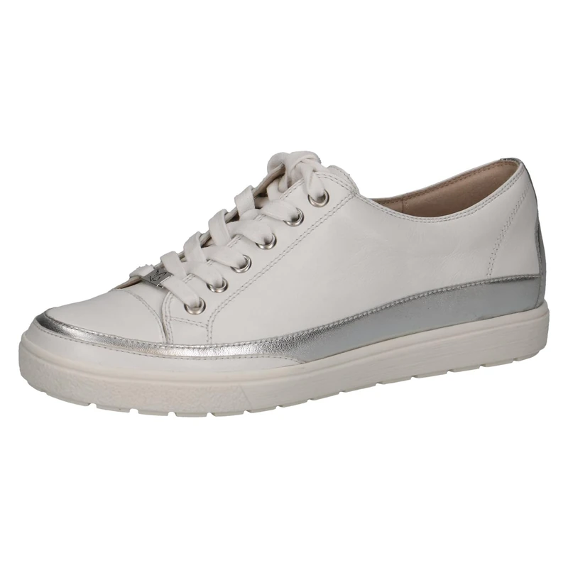 CAPRICE Sneaker 9-9-23654-20 G Width, White Nappa Co, 8.5 UK