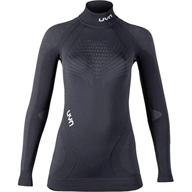 UYN U100035 Ambityon Uw Lg_Sl Turtle Neck T-Shirt Women's Blackboard/Anthracite/White Xs - Image 1