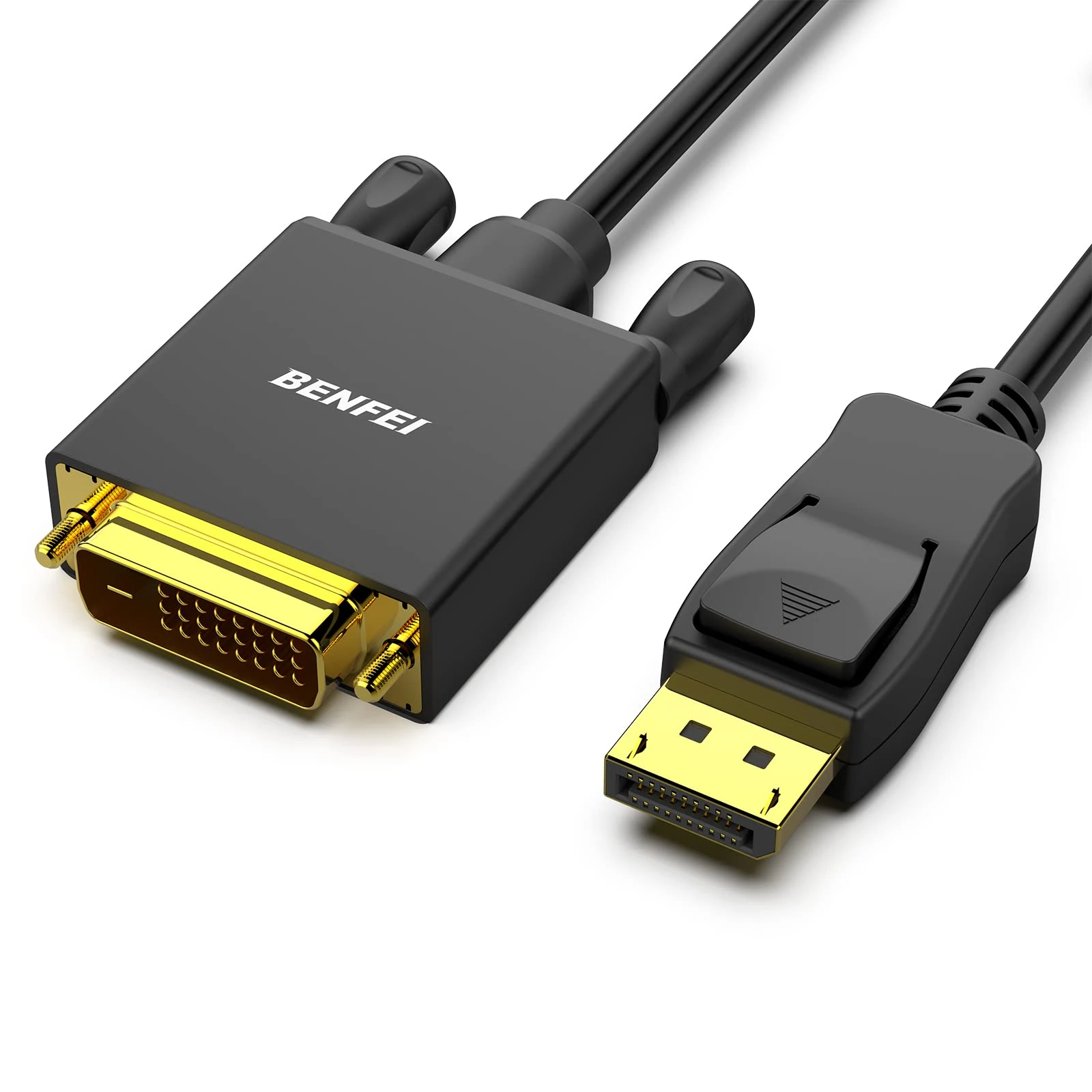BENFEI DisplayPort to DVI Adapter, Male to Male Gold-Plated Cord, 4.5M, for Lenovo, Dell, HP, ASUS and Other Brands