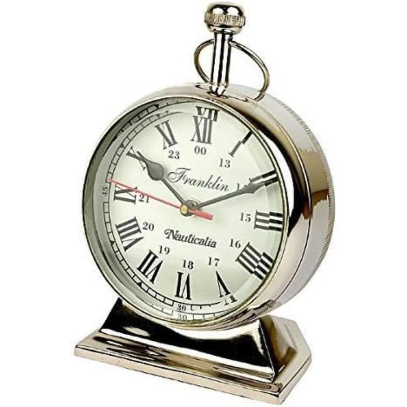 Franklin Pocket Watch Clock, 24 cm, White