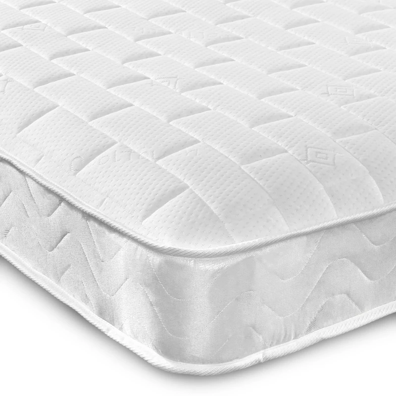 eXtreme comfort ltd Cooltouch Ortho-Tile Hybrid Memory Foam & Pinna-Coil Bonnell Innerspring Memory Foam Mattress Plush Feel, White,18cms Deep, 4ft Small Double Mattress 120cm by 190cm