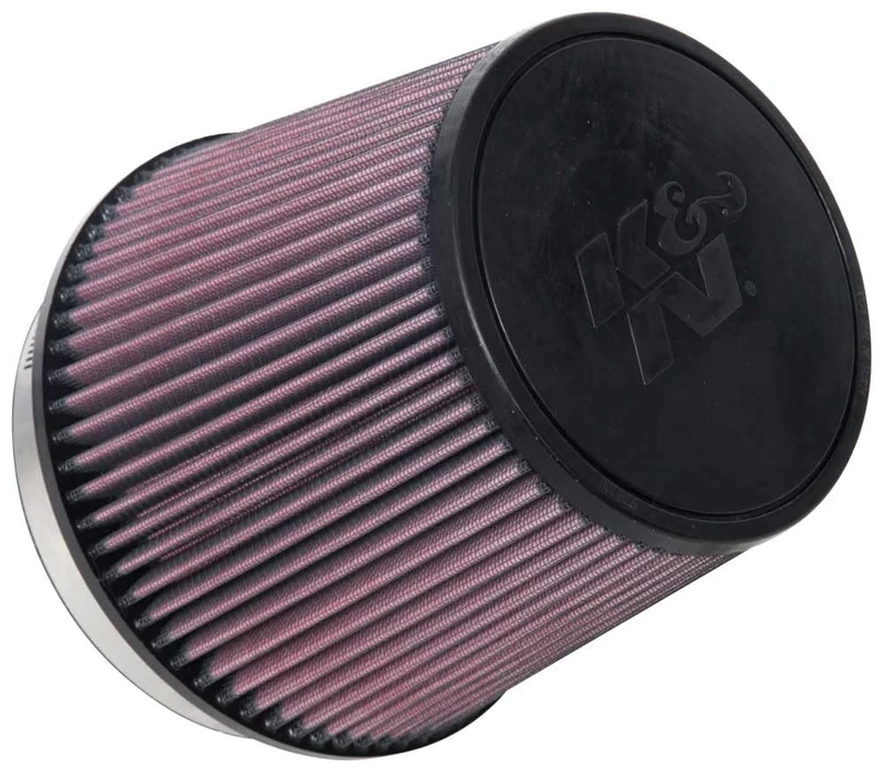 K&N Universal Clamp-On Air Filter: High Performance, Premium, Washable, Replacement Engine Filter: Flange Diameter: 6 In, Filter Height: 6.5 In, Flange Length: 1 In, Shape: Round Tapered, RU-1014