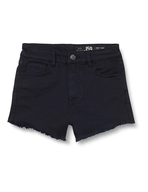 Armani Exchange Women's 8,6 Ounces Stretch Bull Short Not Applicable, Blue (Navy 1510), 14 (Manufacturer Size: 26) - Image 1