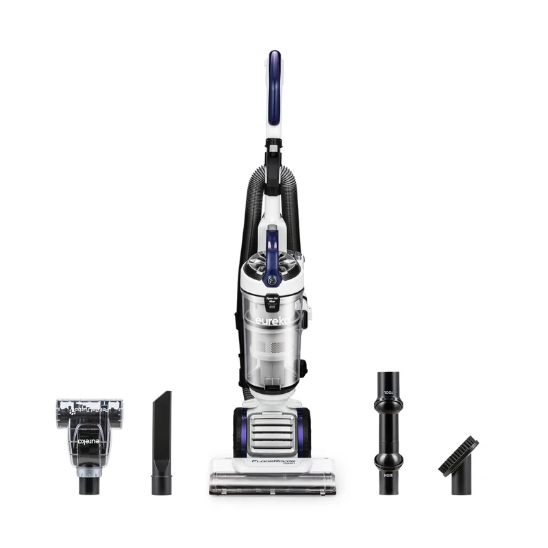EUREKA NEU522 FloorRover Dash Upright Pet Vacuum Cleaner, HEPA Filter, Swivel Steering for Carpet and Hard Floor, Bagless, Deep Ocean (Pack of 3)