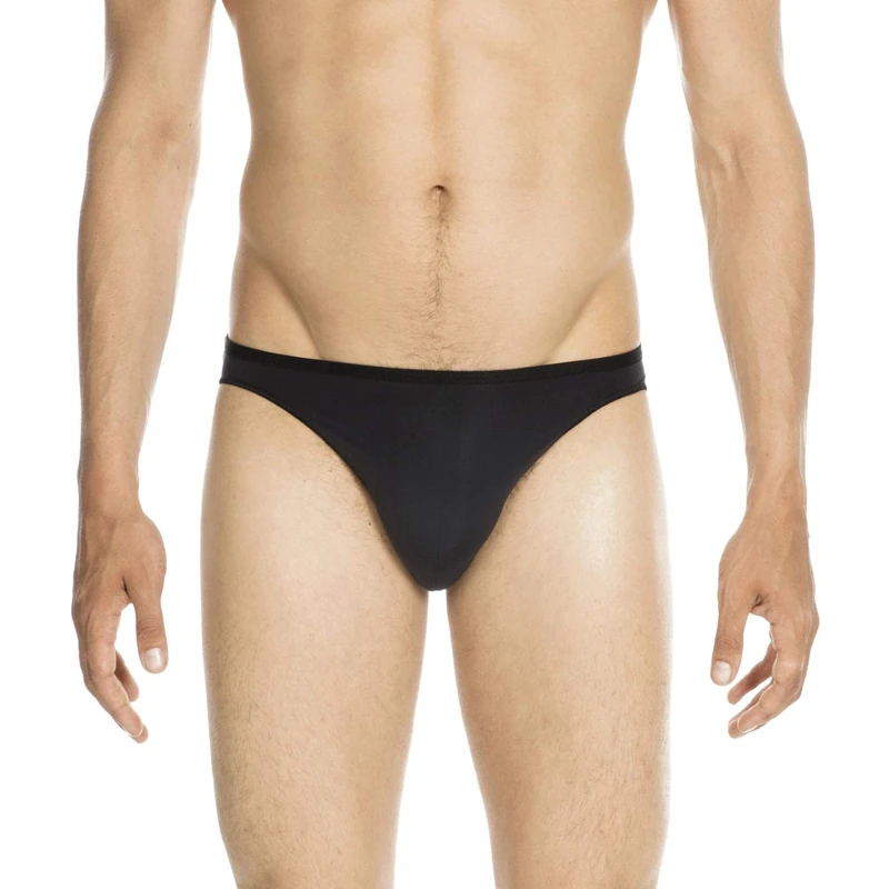 HOM, Mens, Plumes Micro Briefs, Black, M