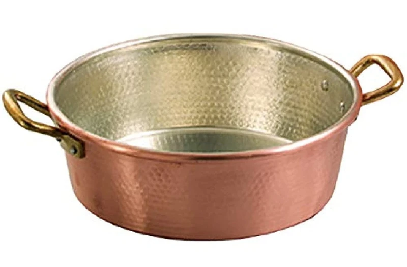 Vigor Tinned Copper Saucepan 2 Handles Without Lid, 32 Cm