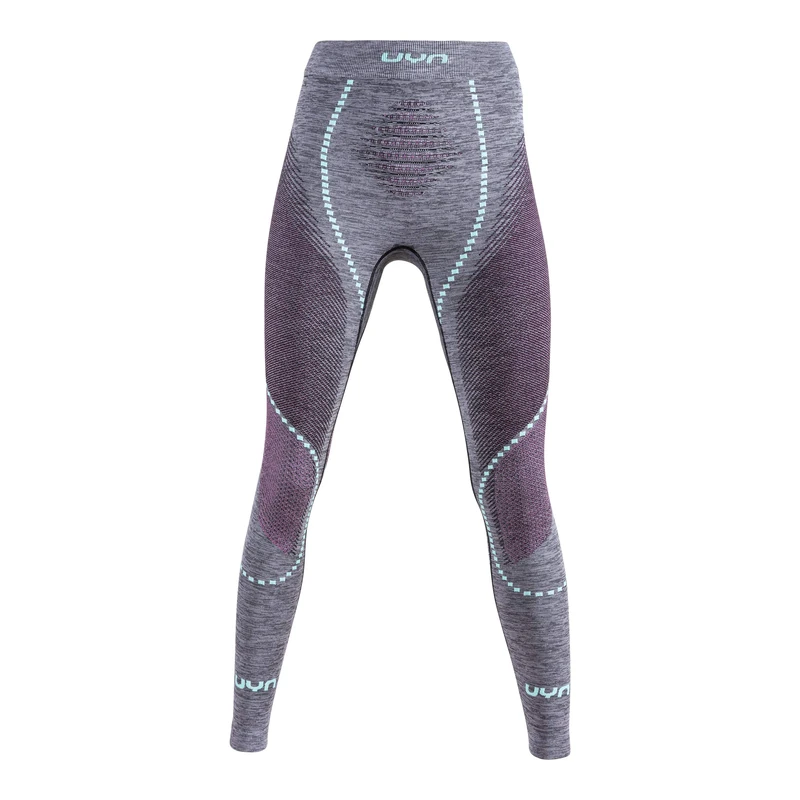 UYN U100024 AMBITYON UW LONG MELANGE Pants Women's Black Melange/Pink/Aqua XS