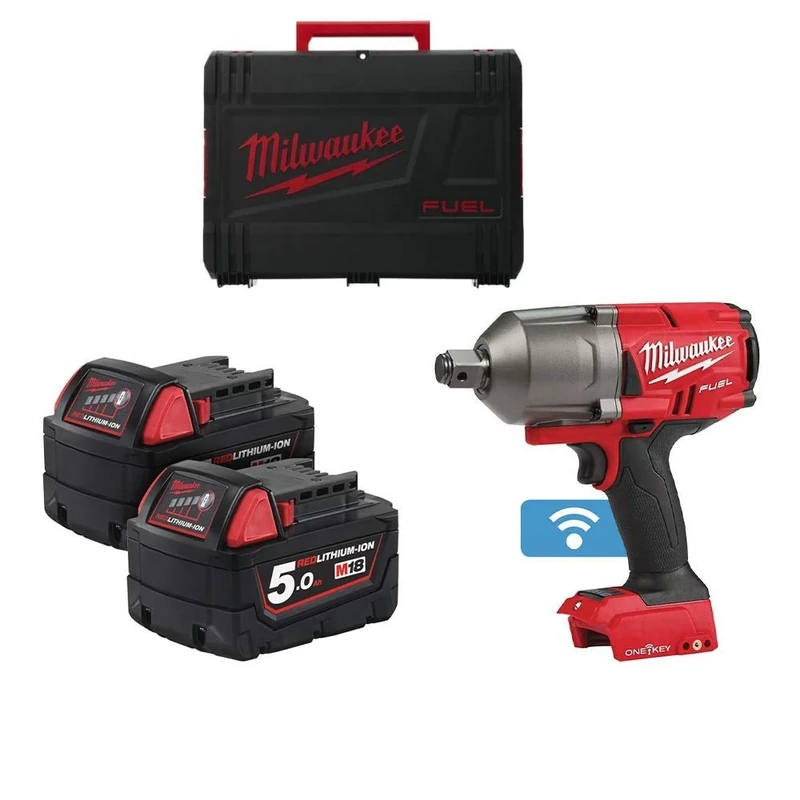 Milwaukee M18ONEFHIWF34-0 18v 3/4in One-Key Fuel High Torque Impact Wrench 5Ah
