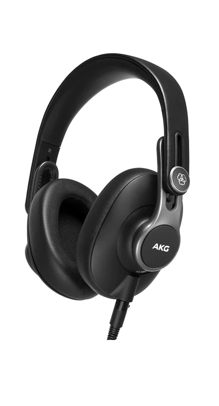 AKG K371 Studio Headphones, Over-Ear Closed-Back Design for Professional Performance, Lightweight and Foldable with 8 position hinges, Premium Isolating Earpads, Reinforced Durability
