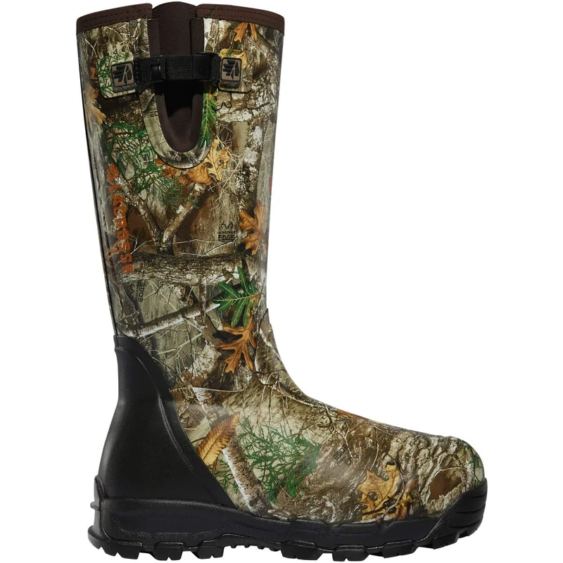 LaCrosse Men's Alphaburly Pro Side-Zip 18" Realtree Edge 1000g Hunting Shoe, 13 UK
