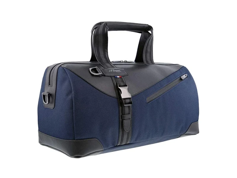 S.T. Dupont Defi Millenium Cosy Travel Bag - Black/Blue
