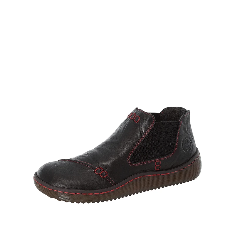 Rieker L8491 Women’s Fashion Boot, Black, 7.5 UK