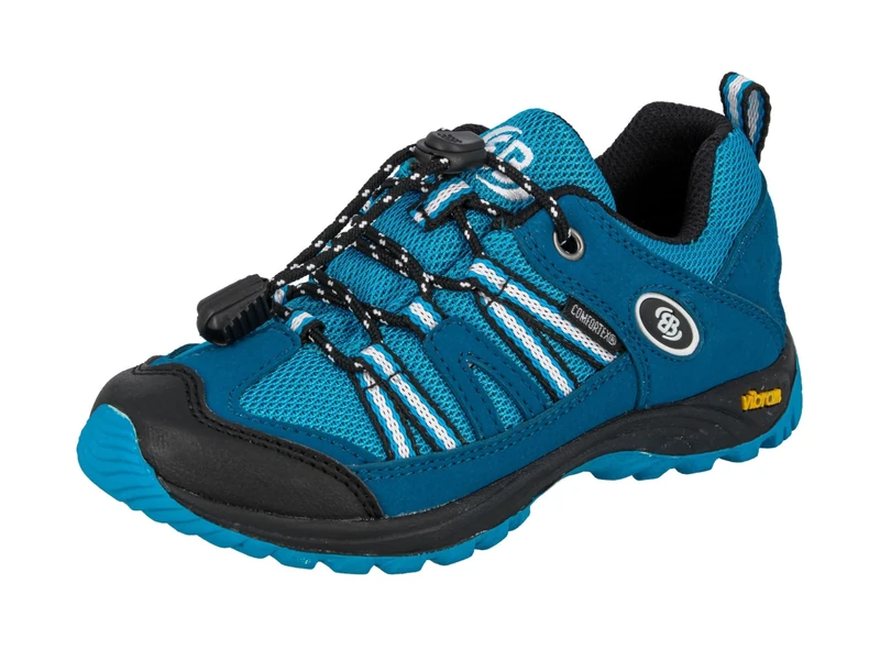 Brütting Unisex Ohio Low Trekking & Hiking Shoes, Blue White, 3.5 UK