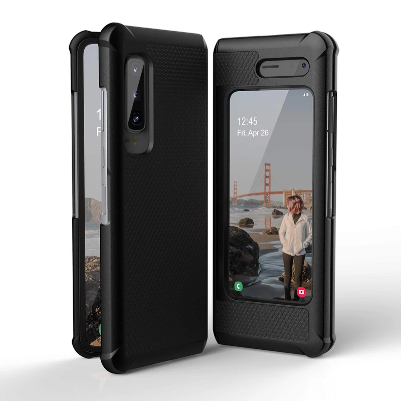URBAN ARMOR GEAR UAG Samsung Galaxy Fold Monarch Feather-Light Rugged [Black] Military Drop Tested Phone Case