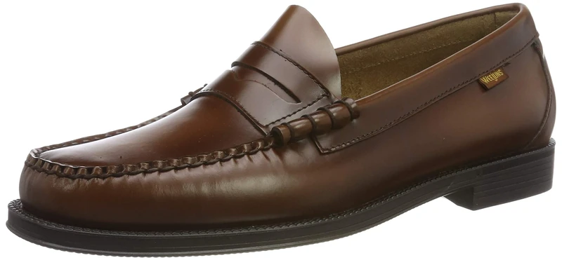 G.H. Bass & Co. Men Larson Loafers, Brown (Mid Brown Leather 033), 12 UK