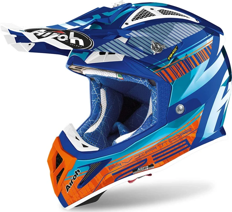 Airoh HELMET AVIATOR 2.3 AMS2 NOVAK CHROME AZURE XL