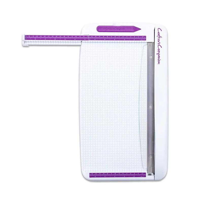 Crafter's Companion Guillotine/Trimmer for Paper and Card Crafting Projects-Large, White