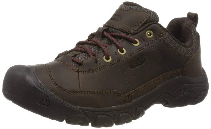 KEEN Men's Targhee 3 Oxford Casual Hiking Shoes, Dark Earth/Mulch, 10.5