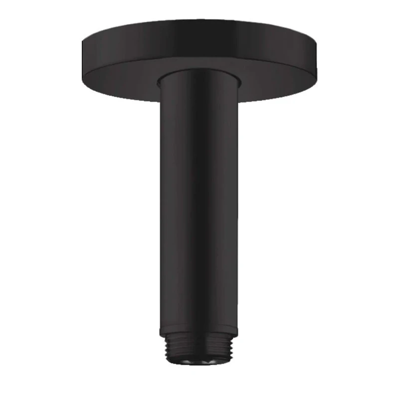 hansgrohe 27393670 Deckenanschluss S 10 cm Mattschwarz Ceiling Connection, matt Black
