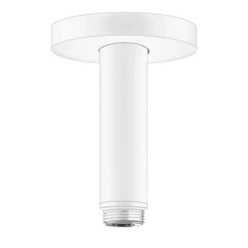 hansgrohe 27393700 Deckenanschluss S 10 cm Mattweiß Ceiling Connection, matt White