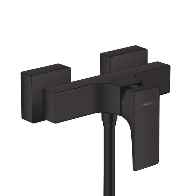 hansgrohe Metropol Surface-Mounted Single Lever Shower Mixer Tap Matt Black