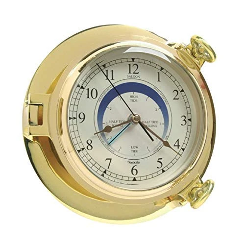 Brass Bridge Tide Clock, 18 cm