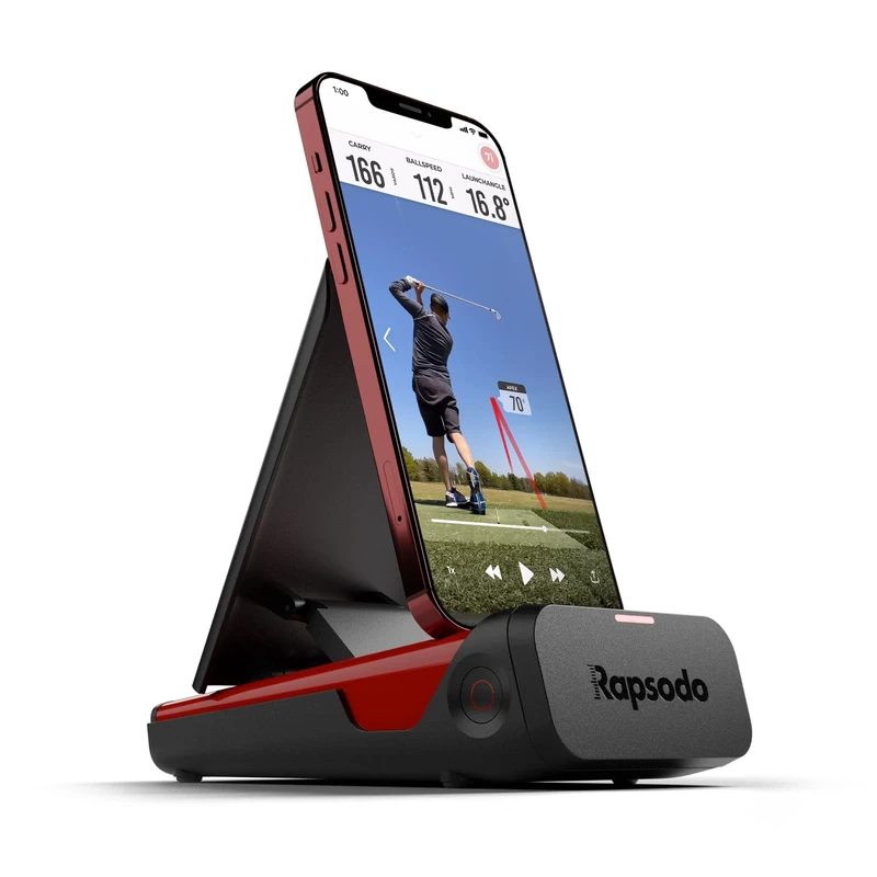 Rapsodo Mobile Launch Monitor for Golf Indoor and Outdoor Use with GPS Satellite View and Professional Level Accuracy, iPhone & iPad Only