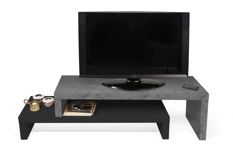 TemaHome TV Stand, Wood, 125/235 x 38 x 20/40 cm (L-D-H)