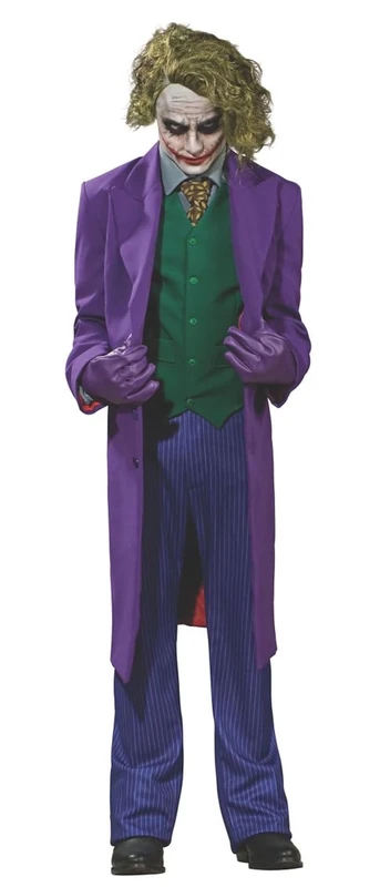 Rubie's Official DC Grand Heritage The Joker Costume, From The Dark Knight Trilogy, Adult Mens Size X-Large Halloween