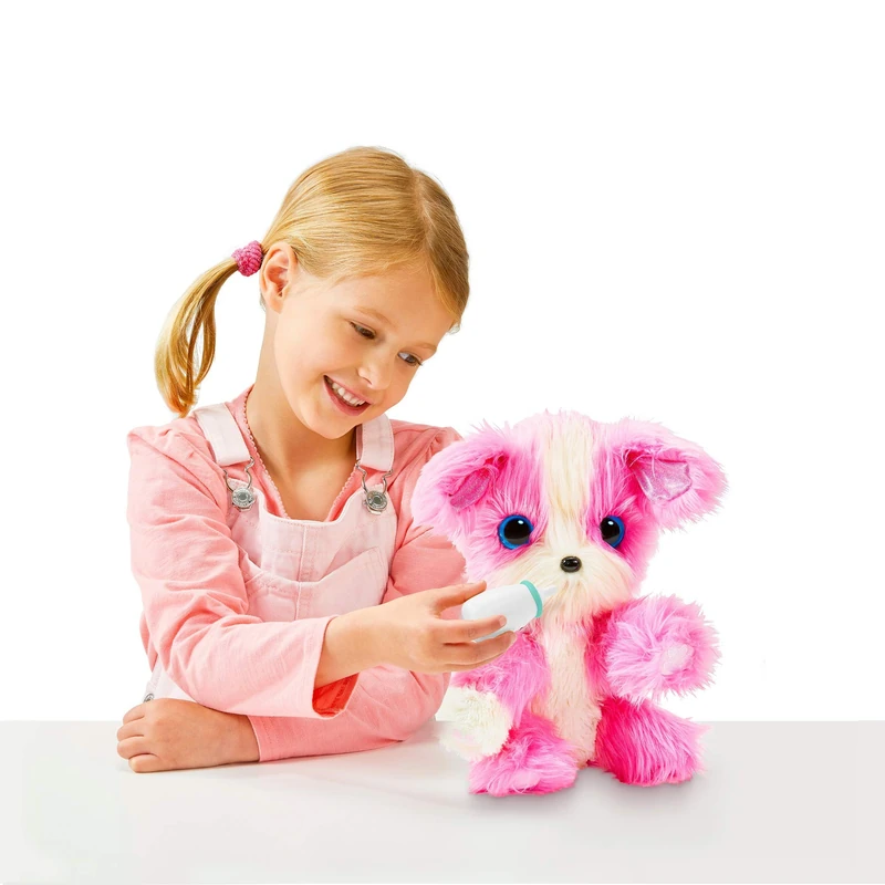 Bizak Adoptanimals Electronic Interactive Plush Pet Pink 63040640